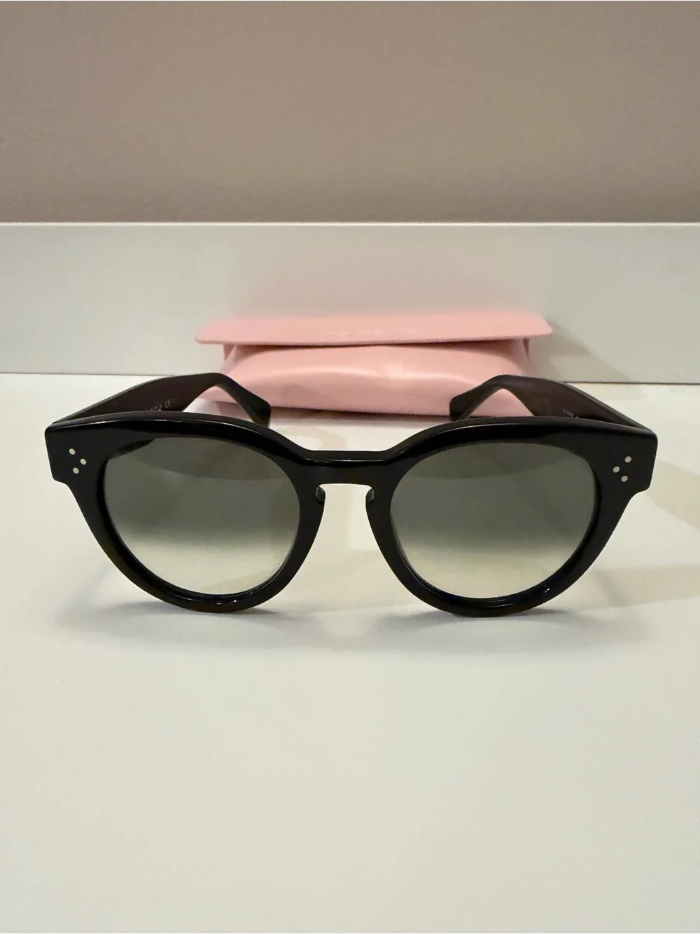 Celine Catherine Black Sunglasses CL 41049/S 807 XM 52-21 150 Made in Italy
